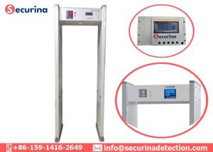 TamperProof Portable Walk Through Security Detector LCD Display With 33 Preset
