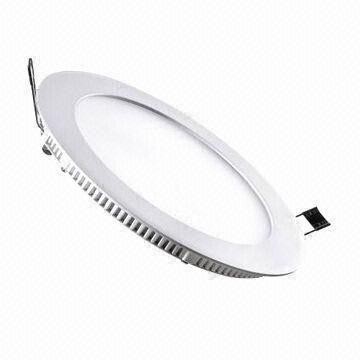 Daylight  / nature white 9W round LED panel light residential , Led ceiling panels