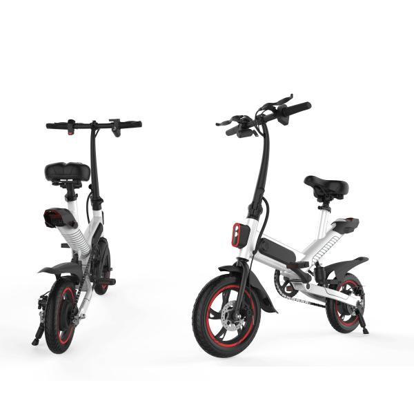 12 Inch Travel Electric Pedal Bike Lithium Battery Powered 100 * 45 * 73CM