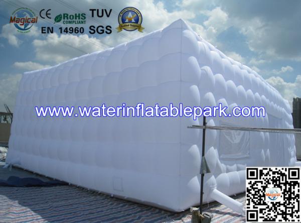 Grand White Durable Inflatable Tent For Party / Wedding And Banquet