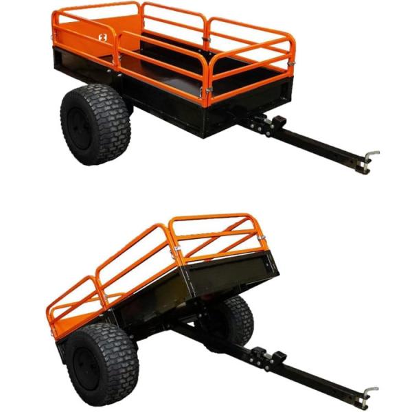 1500 pound multi-purpose vehicle cargo trailer, suitable for lawn and garden tractors, ATV, UTV, etc.