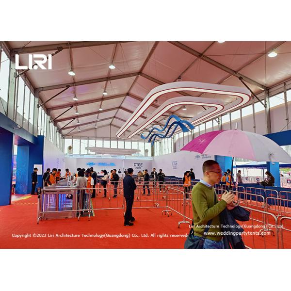 Strong Aluminum Luxury Outdoor Exhibition Tents Mobile Waterproof Clothing Fair Tents