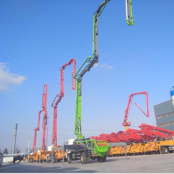 New Pump Concrete 38m Pump Truck With Mixer Cost Seal With Low Price 38m Concrete Boom Pump