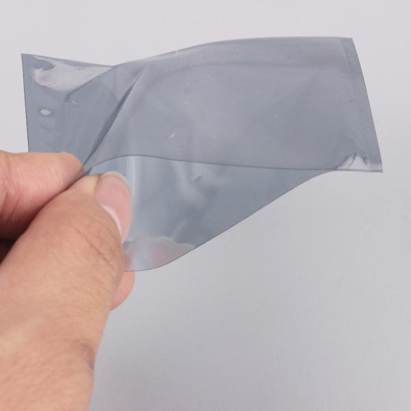 Flat 0.075mm Hard Drive Static Barrier bag/ Esd Bags with zipper