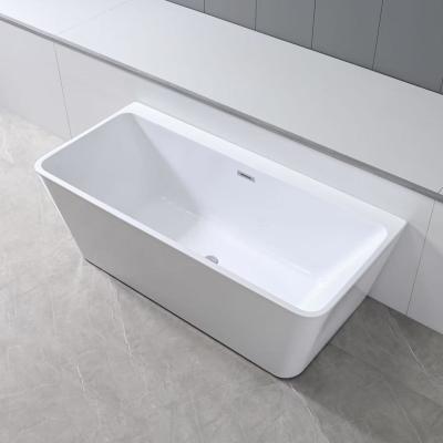 Salles de bains en acrylique lisse, blanches et rondes