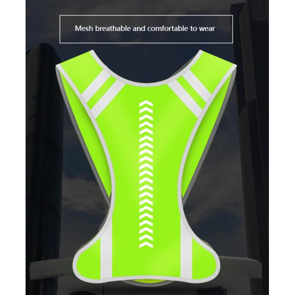 Отражающий жилет Беговой жилет Безопасное руководство Отражающая одежда Безопасное руководство Безопасное одежда