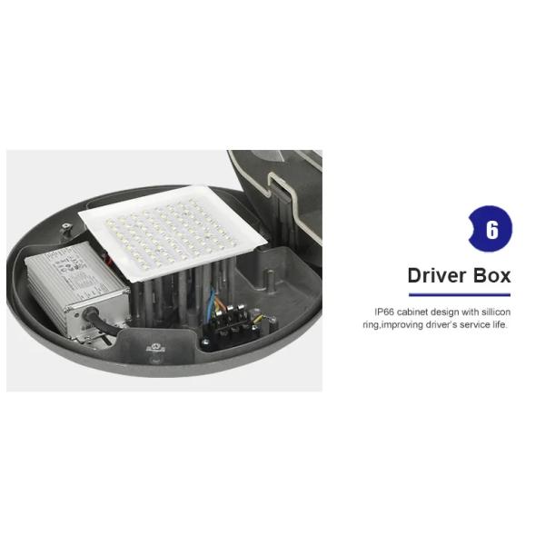 Glass Cover Light Post Top Lamp Decoration Garden Three Arm 30W 60W 80W 90W 120W