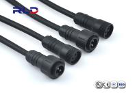 Connecteur hommes-femmes électrique imperméable circulaire du cable connecteur 2P 3P du fil IP68
