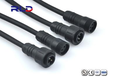 Conector fêmea masculino elétrico impermeável circular de conector de cabo 2P da linha IP68 3P