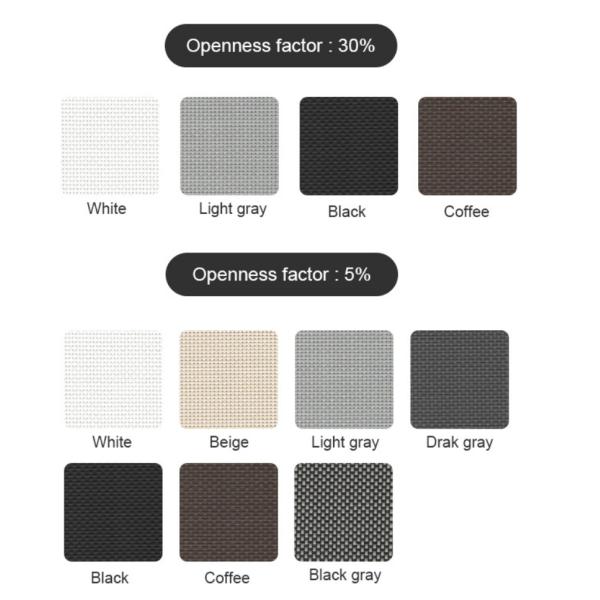 110V Windproof Electric Blackout Roller Blinds Motorized Outdoor AM35 500cm