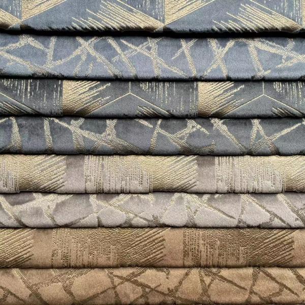 Upholstery Foil Cloth Material Metallic Foil Fabric Living Room Furniture Sofa Textile