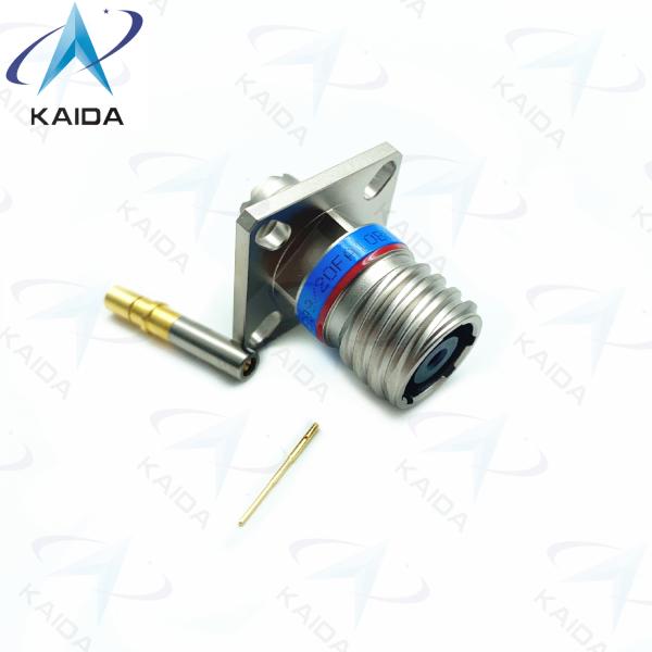 MIL-DTL-38999 Серия 3 Коннектор приемника с натяжкой 1 контакт D38999/20FA10BN.1 Коаксиальный контакт женского пола.