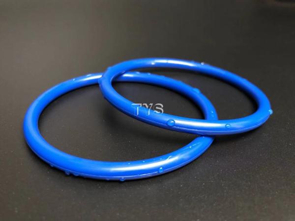 65x5mm PU Hydraulic O Rings Ozone Resistant Custom Size Blue Color