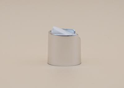 Silver Color Aluminum Disk Top Cap , Shampoo Bottle Cap Customized Color