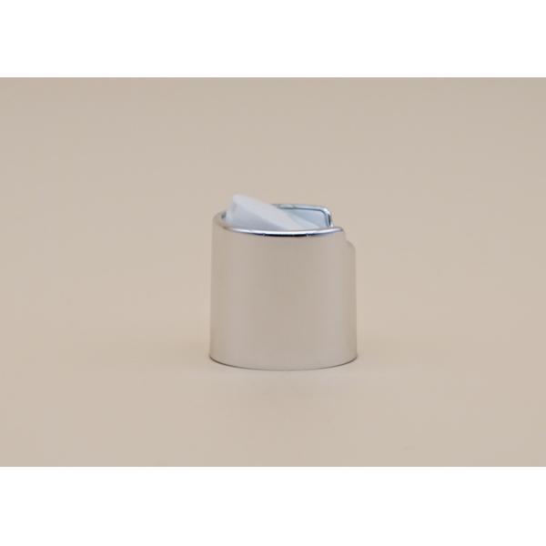 Крышка верхней части диска серебряного цвета алюминиевая, цвет крышки бутылки ша