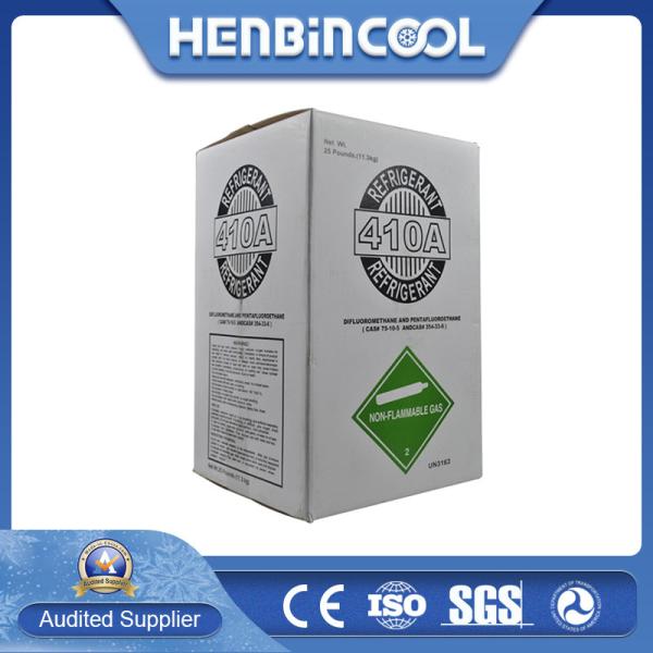 CAS 75-28-5 HFC R410A Refrigerant 25lb 11.3kg  Gas For Ac