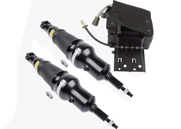 53400 1LA4A 53400 1LA4B For Nissan Armada 2017-2020 Infiniti QX56 QX80 2011-2017 Rear Air Suspension Shocks + Air Suspension Compressor Pump.