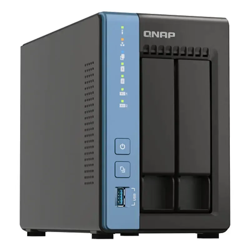 QNAP TS-216-2G Networking Storage Nas Portable CortexA55 Quad-core CPU/2x M.2 2280 PCIe/ NPU/ Dual-disk Nas Storage Server