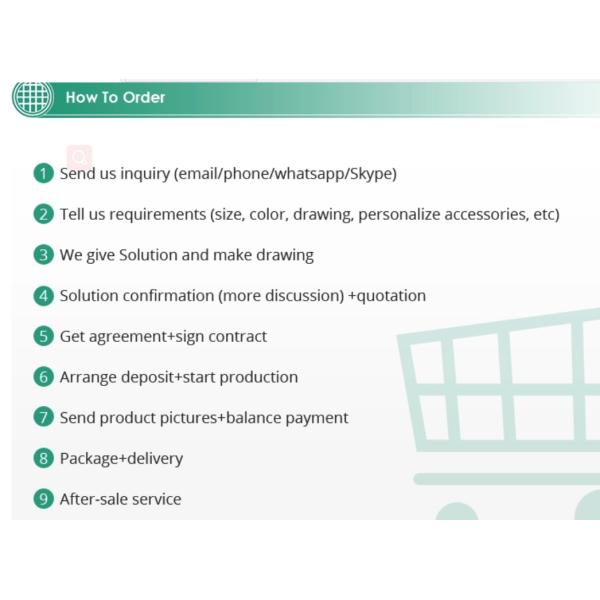 Four Wheel Shopping Trolley 135/175/220L Liters With Anti bumper Plastic Parts