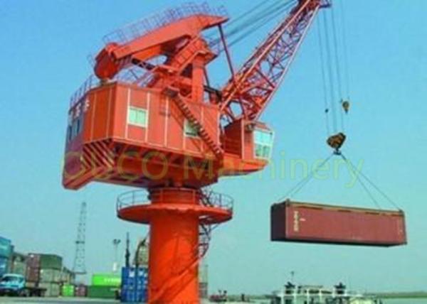 Lattice Boom Harbour Crane 25 Ton Impact Resistance Running Smoothly