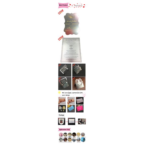 2020 New Design Pop up Card for Wedding , Place Card Holder Wedding