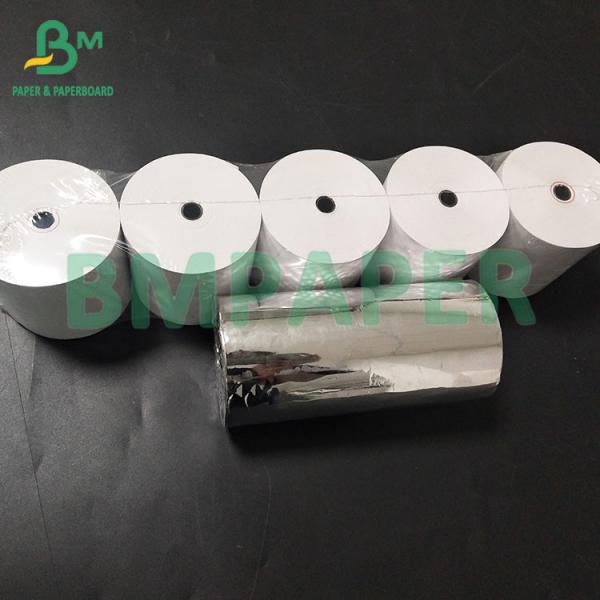 48 55 grammes 80 mm*80 mm 100% pâte à base de bois papier thermique Jumbo Roll Label Paper Face Stock