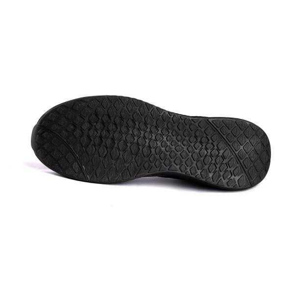 Certified Steel Toe Black Fabric Slip Oil Resistant EVA Sole Men's Safety Shoes