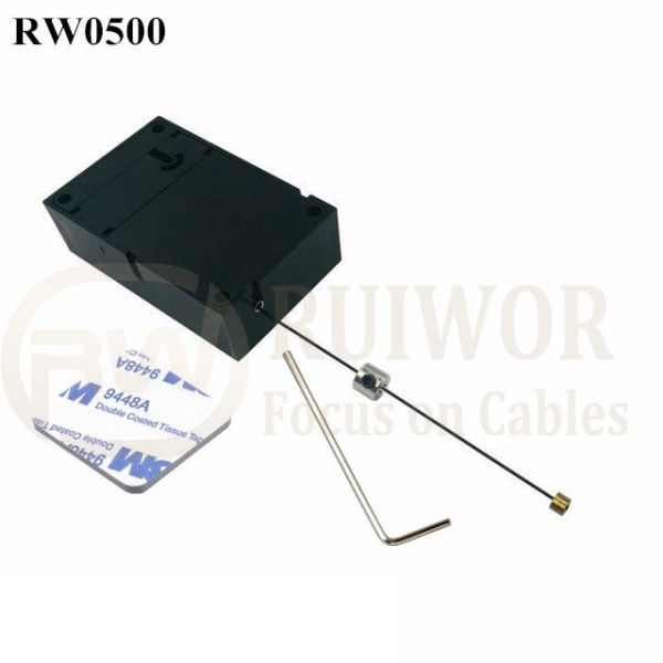 RW0500 Cuboid Anti Theft Pull Box Can Work with Connectors Apply in Different Products Security Harness