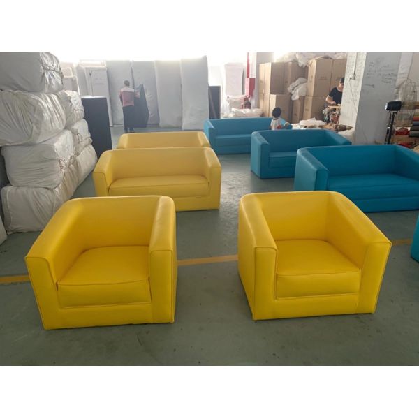 Custom Made Banquette Seating Furniture PU Restaurant Booth Seating Soft Sofa Bench