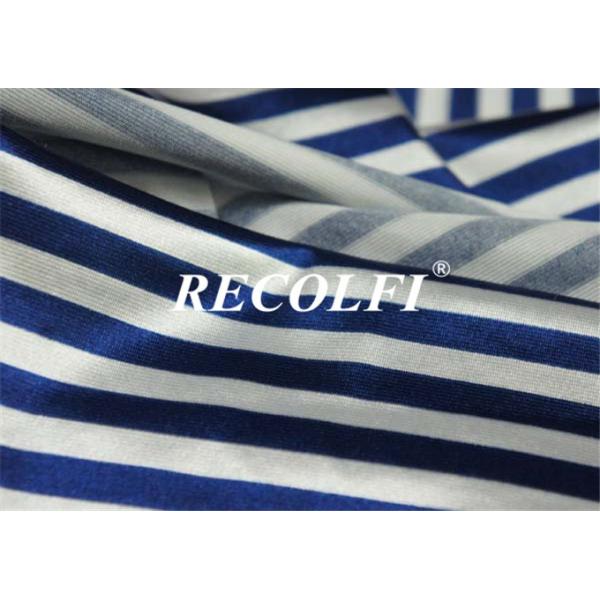 Navy Style Printing Fabric Anti Static Spandex Workout Leggings High Stretch Skinny