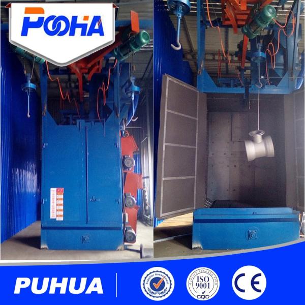 Spinner Hanger Shot Blasting Machines , Blast Cleaning Machine Compact Structure