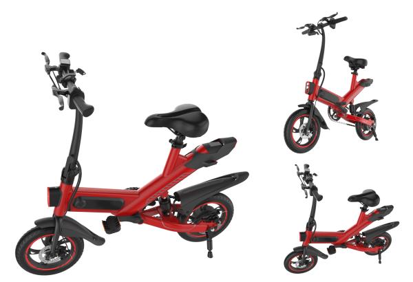 Intelligent Compact Folding Electric Bike Adjustable Seat Height Pure Electric Folding Bicycle