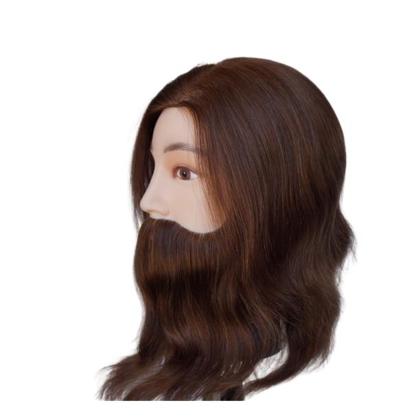 100% Human Hair Training Head Mannequin Head for Practise Professional Training Tool