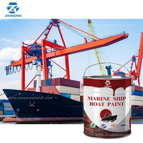 Peinture marine métallique résistante aux produits chimiques prévenant la corrosion