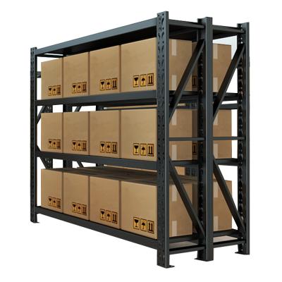 200kg Fitted Q235 Warehouse Shelf Rack 3 Shelf Pallet Racks Medium Duty