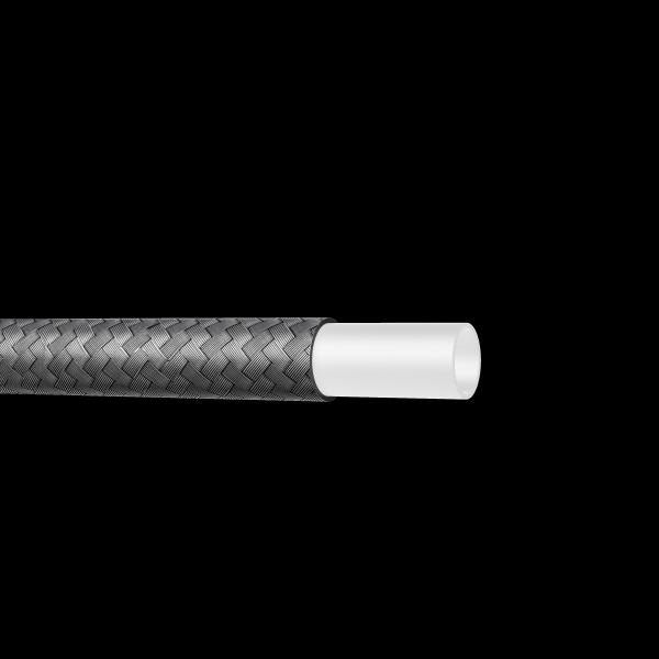 OEM Single Layer PTFE Stainless Steel Braided Hose / SS Braided Teflon Hose