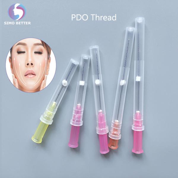 Soft Mono Screw Cosmetic Surgery Thread Lift Sharp Needle With Blunt Cannula