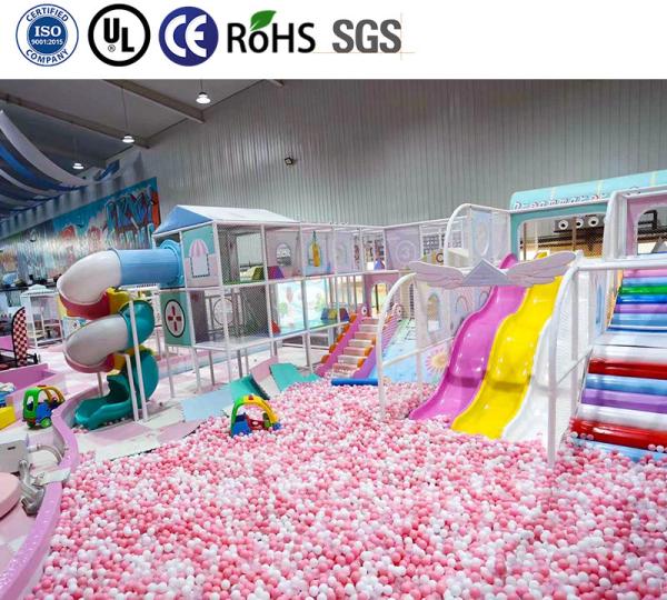Macaron Theme Kids Soft Indoor Playground Equipment Safety Standard