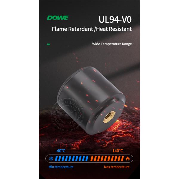 Чернота 660V SE - держатель дистанционирования вставки изолятора шинопровода 4500V латунный