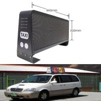 le toit de taxi de 120W P5 5000nit LED signe le double affichage de côtés de 960x320mm
