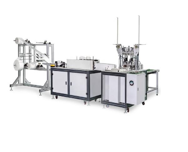 Servo PLC Control 175*95mm Face Mask Production Line