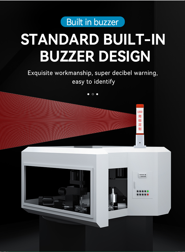 Multi color Machine Tower Lamp with customizable light patterns for enhanced visual communication on production lines