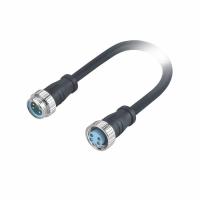 Le rail transitent Mini Change Connector Unshielded Male au câble noir femelle de code de 5 bornes A