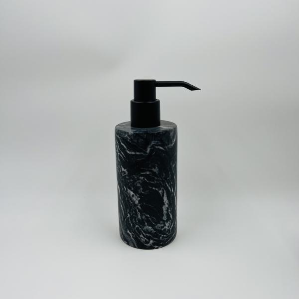 Природа Пепел Древесина Зерно Мраморные кухонные принадлежности Аксессуары Круглая форма Диспансер для мыла Бутылка