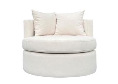 D30 Foam Density Fabric Swivel Chair Colour Beige Swivel Chair