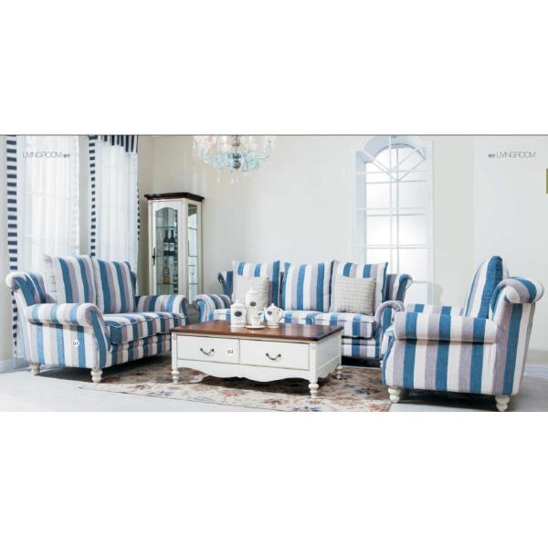 Modern Style Living Room Ash Veneer Coffee Table Eco - Friendly Material