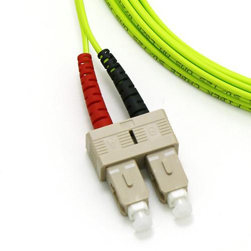 FC perda de inserção multimodo do cabo 50/125um OM5 da rede da fibra ótica do SC à baixa