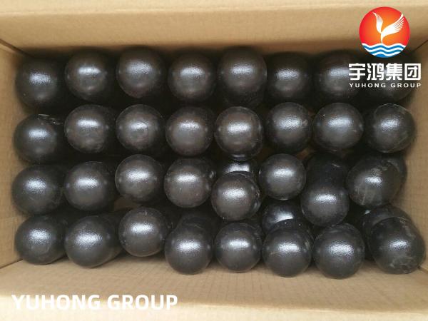 ASTM A234 WPB バット・ウェールド 炭素鋼管フィッティング 黒色塗装 端蓋