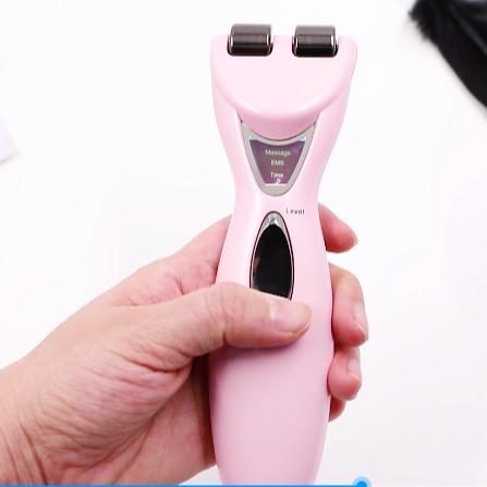 Ferramenta facial da face lift do Massager da cara do rolo do rolo da massagem do Ems do dispositivo da beleza do levantamento de cara da vibração que firma a massagem da beleza