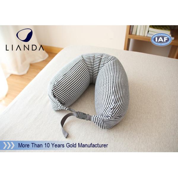 Car Accessories Gray Neck Travel Pillow , Memory Foam Head Pillow With Different Color